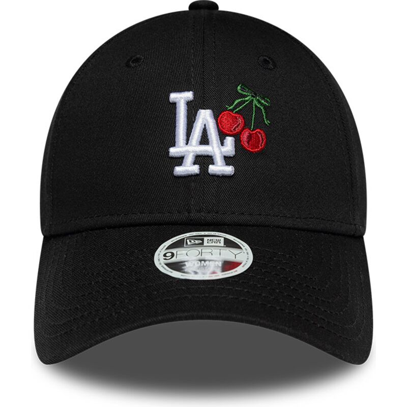 siltovka-zaoblena-cierna-nastavitelny-9forty-fruit-icon-cherry-los-angeles-dodgers-mlb-new-era