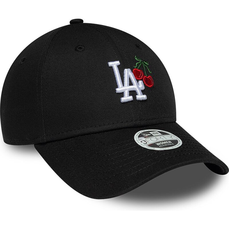 siltovka-zaoblena-cierna-nastavitelny-9forty-fruit-icon-cherry-los-angeles-dodgers-mlb-new-era