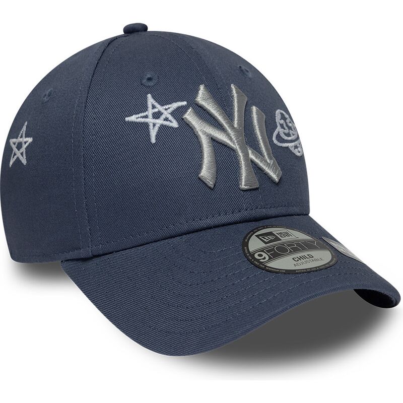 siltovka-zaoblena-modra-nastavitelny-pre-deti-9forty-space-glow-in-the-dark-new-york-yankees-mlb-new-era