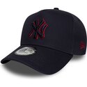 siltovka-zaoblena-tmavomodra-snapback-9forty-e-frame-team-outline-new-york-yankees-mlb-new-era
