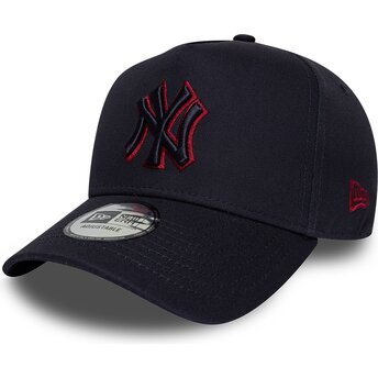 Šiltovka zaoblená tmavomodrá snapback 9FORTY E Frame Team Outline New York Yankees MLB New Era