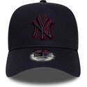 siltovka-zaoblena-tmavomodra-snapback-9forty-e-frame-team-outline-new-york-yankees-mlb-new-era