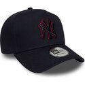 siltovka-zaoblena-tmavomodra-snapback-9forty-e-frame-team-outline-new-york-yankees-mlb-new-era