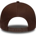 siltovka-zaoblena-hneda-snapback-9forty-e-frame-team-outline-los-angeles-dodgers-mlb-new-era