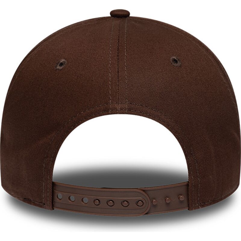 siltovka-zaoblena-hneda-snapback-9forty-e-frame-team-outline-los-angeles-dodgers-mlb-new-era