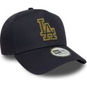 siltovka-zaoblena-tmavomodra-snapback-9forty-dorado-e-frame-metallic-outline-los-angeles-dodgers-mlb-new-era