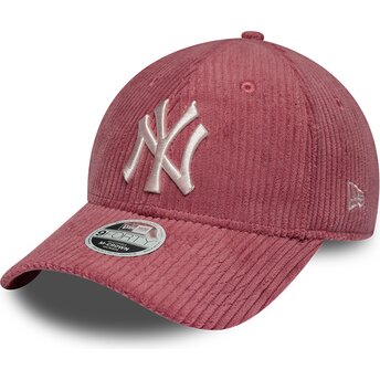 Šiltovka zaoblená ružová nastaviteľný 9FORTY M-Crown Chunky Cord New York Yankees MLB New Era