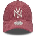 siltovka-zaoblena-ruzova-nastavitelny-9forty-m-crown-chunky-cord-new-york-yankees-mlb-new-era