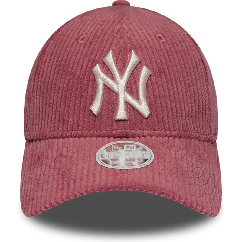 siltovka-zaoblena-ruzova-nastavitelny-9forty-m-crown-chunky-cord-new-york-yankees-mlb-new-era