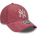 siltovka-zaoblena-ruzova-nastavitelny-9forty-m-crown-chunky-cord-new-york-yankees-mlb-new-era