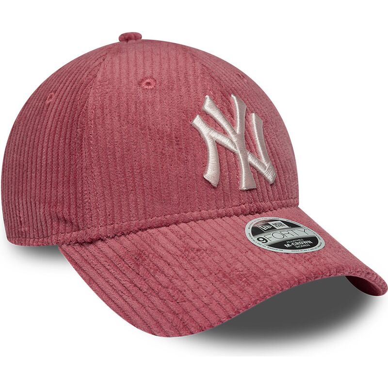 siltovka-zaoblena-ruzova-nastavitelny-9forty-m-crown-chunky-cord-new-york-yankees-mlb-new-era