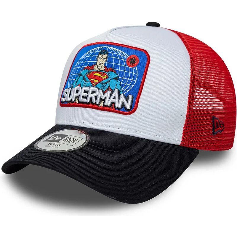 siltovka-zaoblena-viacfarebna-snapback-pre-deti-a-frame-patch-superman-dc-comics-new-era