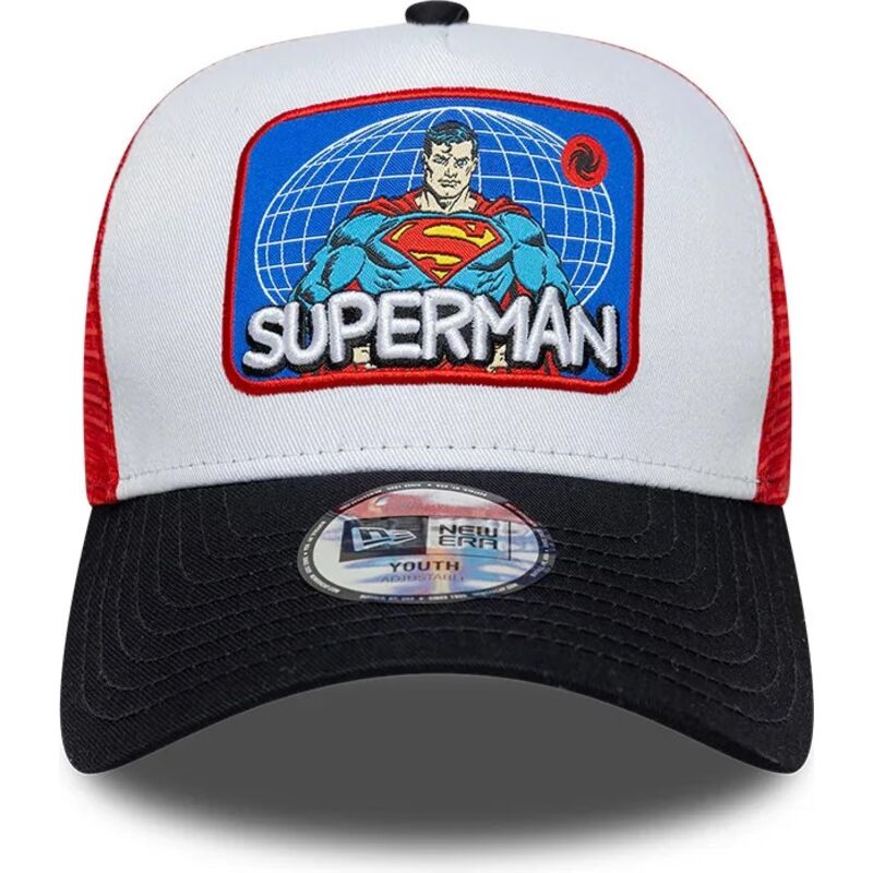 siltovka-zaoblena-viacfarebna-snapback-pre-deti-a-frame-patch-superman-dc-comics-new-era