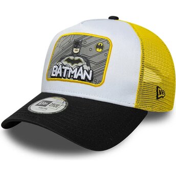Šiltovka zaoblená viacfarebná snapback pre deti A Frame Patch Batman DC Comics New Era