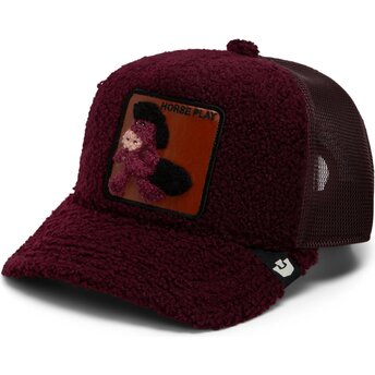 Šiltovka zaoblená červená snapback Horsey Double Stuffed Horse Play The Farm Goorin Bros.