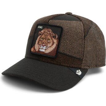 Šiltovka zaoblená hnedá snapback Sartorial King Patchwork The Farm Goorin Bros.