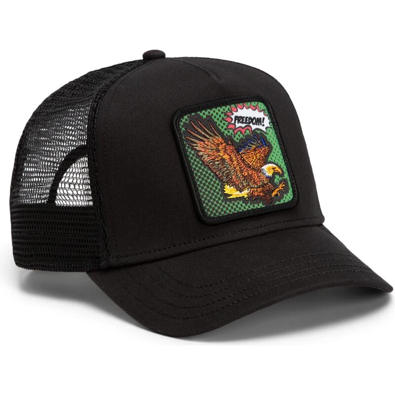 siltovka-zaoblena-cierna-snapback-freedom-eagle-pop-art-strikes-back-the-farm-goorin-bros