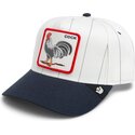 siltovka-zaoblena-siva-snapback-pinstripe-rooster-cock-playmakers-the-farm-goorin-bros