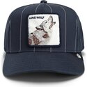 siltovka-zaoblena-tmavomodra-snapback-pinstripe-lone-wolf-playmakers-the-farm-goorin-bros