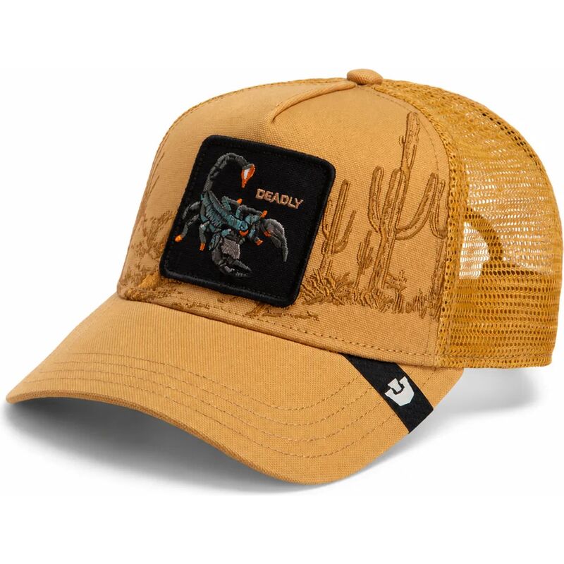 siltovka-zaoblena-hneda-snapback-scorpion-badlands-deadly-the-farm-goorin-bros