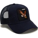 siltovka-zaoblena-tmavomodra-snapback-eagle-badlands-freedom-the-farm-goorin-bros