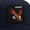 siltovka-zaoblena-tmavomodra-snapback-eagle-badlands-freedom-the-farm-goorin-bros
