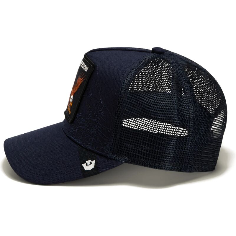 siltovka-zaoblena-tmavomodra-snapback-eagle-badlands-freedom-the-farm-goorin-bros