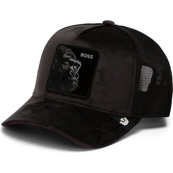 Šiltovka zaoblená čierna snapback Velour Boss The Farm Goorin Bros.