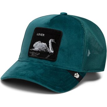 Šiltovka zaoblená zelená snapback Velour Lover The Farm Goorin Bros.