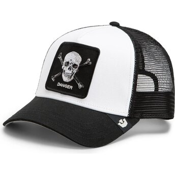 Šiltovka zaoblená čierna snapback Danger Skull and Crossbones Original Recipe The Farm Goorin Bros.