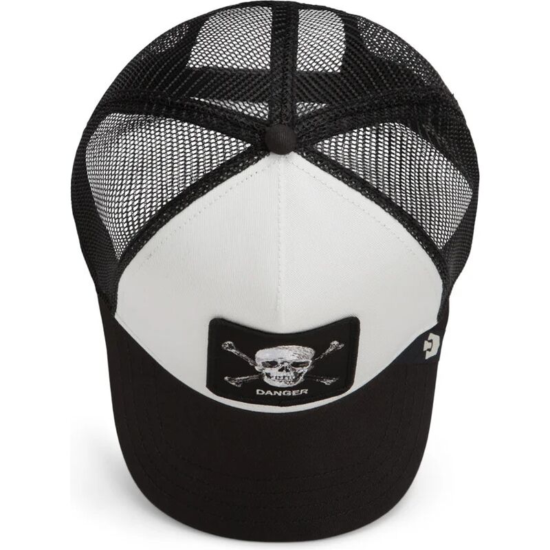 siltovka-zaoblena-cierna-snapback-danger-skull-and-crossbones-original-recipe-the-farm-goorin-bros