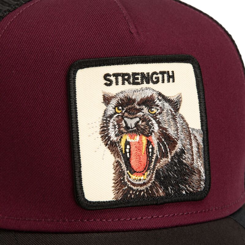 siltovka-zaoblena-cervena-snapback-strength-panther-original-recipe-the-farm-goorin-bros siltovka-zaoblena-cervena-snapback-strength-panther-original-recipe-the-farm-goorin-bros