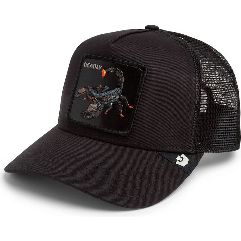 siltovka-zaoblena-cierna-snapback-deadly-scorpion-original-recipe-the-farm-goorin-bros