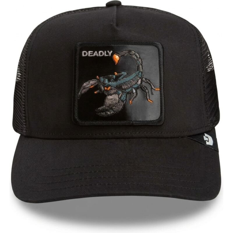 siltovka-zaoblena-cierna-snapback-deadly-scorpion-original-recipe-the-farm-goorin-bros