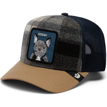 Šiltovka zaoblená viacfarebná snapback Brit Frenchie Check, Mate Dodgy The Farm Goorin Bros.