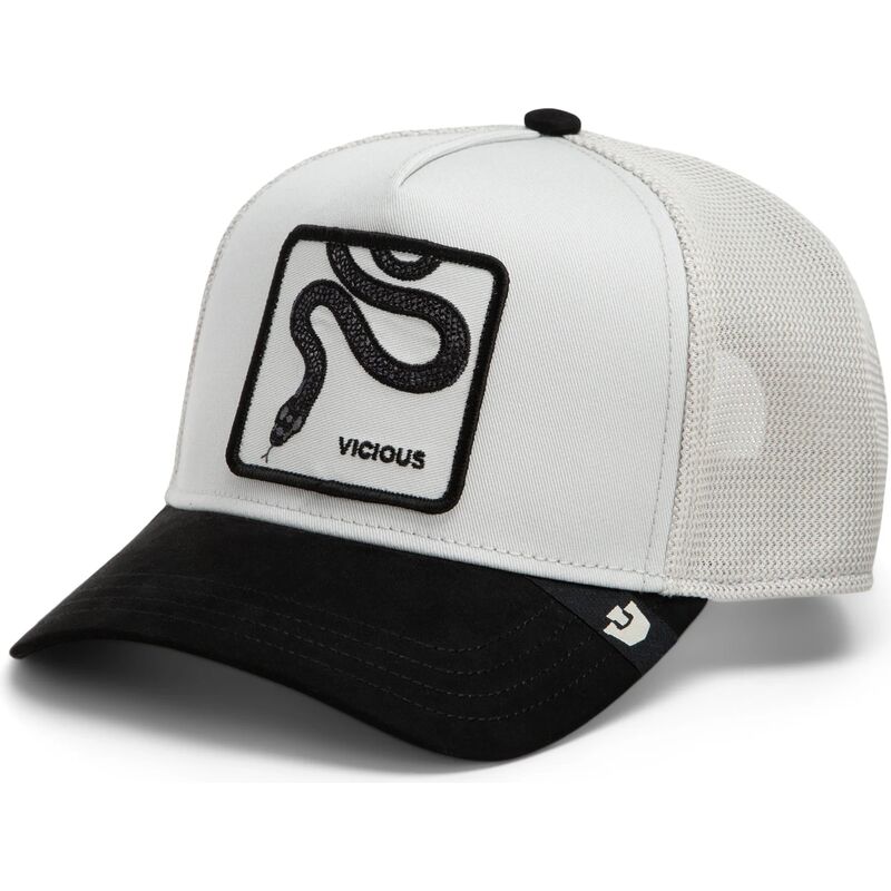 siltovka-zaoblena-biely-snapback-digital-vicious-split-decision-the-farm-goorin-bros