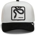 siltovka-zaoblena-biely-snapback-digital-vicious-split-decision-the-farm-goorin-bros