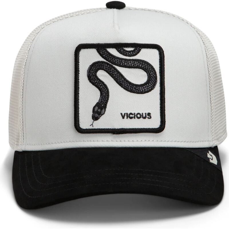 siltovka-zaoblena-biely-snapback-digital-vicious-split-decision-the-farm-goorin-bros