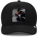 siltovka-zaoblena-cierna-snapback-black-out-spider-blackened-metallic-poison-the-farm-goorin-bros