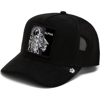 Šiltovka zaoblená čierna snapback Black Out Lion Blackened Metallic Alpha The Farm Goorin Bros.
