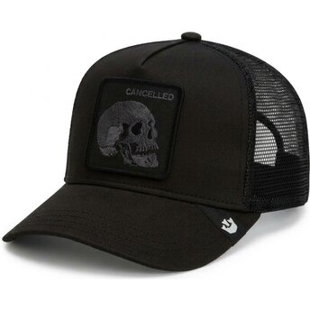 Šiltovka zaoblená čierna snapback Tonal Skull Full Intent Cancelled The Farm Goorin Bros.
