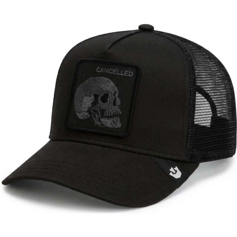 siltovka-zaoblena-cierna-snapback-tonal-skull-full-intent-cancelled-the-farm-goorin-bros