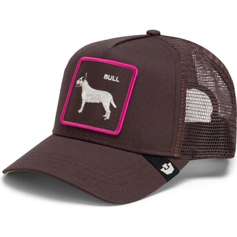 Šiltovka zaoblená hnedá snapback Shadow Bull Terrier Off The Leash The Farm Goorin Bros.