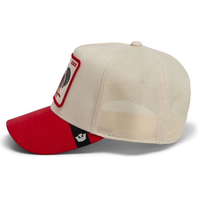 siltovka-zaoblena-cervena-snapback-the-suede-rooster-microsuede-cock-the-farm-goorin-bros
