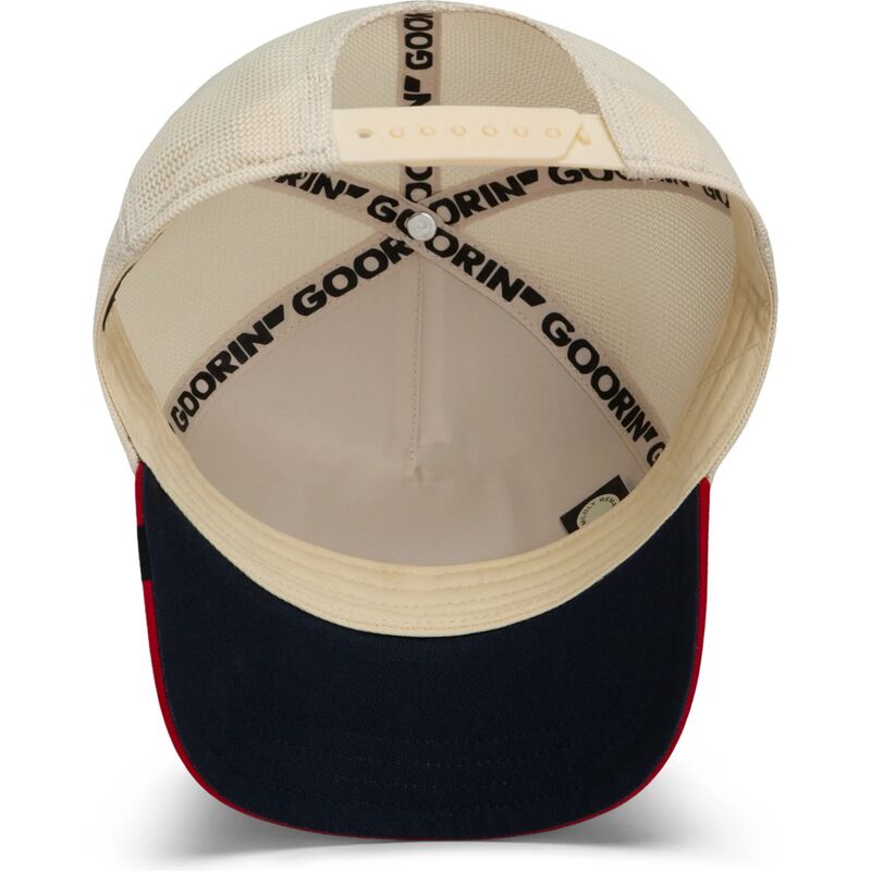 siltovka-zaoblena-cervena-snapback-the-suede-rooster-microsuede-cock-the-farm-goorin-bros