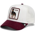 siltovka-zaoblena-biely-snapback-suede-alpha-microsuede-the-farm-goorin-bros