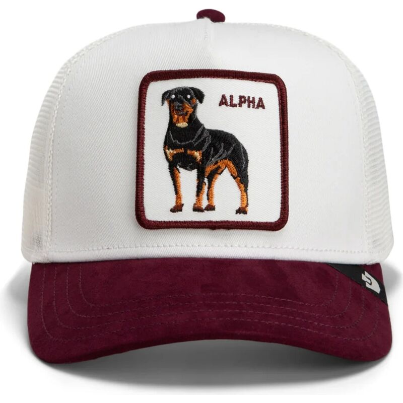 siltovka-zaoblena-biely-snapback-suede-alpha-microsuede-the-farm-goorin-bros