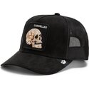 siltovka-zaoblena-cierna-snapback-suede-cancelled-skull-microsuede-the-farm-goorin-bros