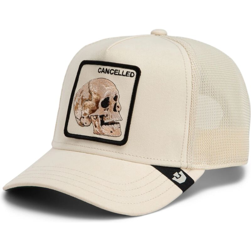siltovka-zaoblena-bezova-snapback-suede-cancelled-skull-microsuede-the-farm-goorin-bros