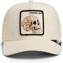 siltovka-zaoblena-bezova-snapback-suede-cancelled-skull-microsuede-the-farm-goorin-bros
